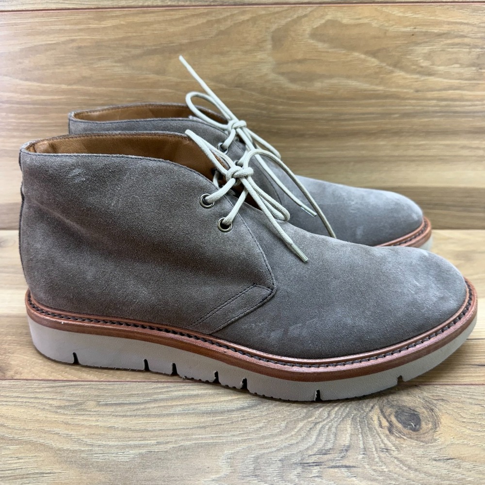 Antonio Maurizi Taupe Suede Chukka Boots Mens 8 EU 41 Vibram Minimalist Business